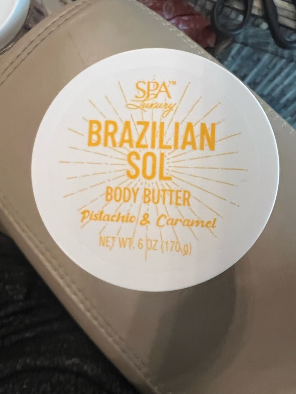 Brazilian Sol Pistachio & Caramel Body Butter - NEW SEALED 🎈5 TUB BUNDLE🎈 - Picture 3 of 7